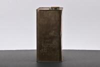SHELL: A 1930/40s one gallon Spirax CPH 140 30 Shell motor oil tin, marked to lower middle "Dominion Can Melb" - 4