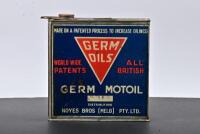 GERM: A one gallon Germ Oils Bale O motor oil tin - 2