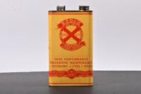 REDEX: A one gallon Redex motor oil tin, marked to lower middle "Redex Products (A'sia) Pty Ltd, 5a Church Street, Lidcombe, NSW"