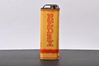 REDEX: A one gallon Redex motor oil tin, marked to lower middle "Redex Products (A'sia) Pty Ltd, 5a Church Street, Lidcombe, NSW" - 4