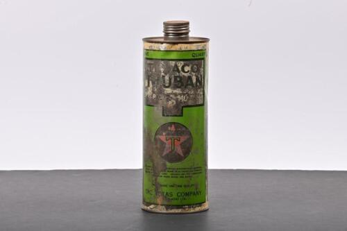 TEXACO: A one quart Texaco Australasia Thuban SAE S140 oil tin