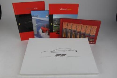 FERRARI: Five factory Ferrari promotional material