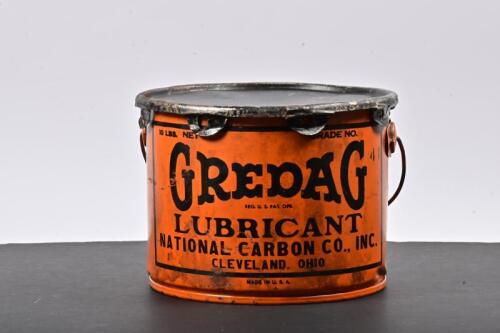 GREDAG: A ten pound Gredag Lubricant grease tin