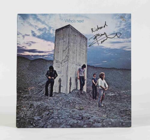 THE WHO: Who's Next, Polydor Records, inscribed "Richard, Pete Townshend", condition G