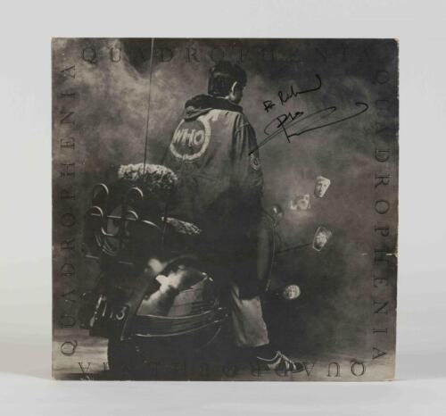THE WHO: Quadrophenia vinyl album, Fabulous Music, 1973, inscribed "For Richard, Pete Townshend", with booklet, condition E