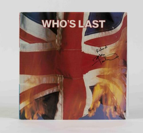 THE WHO: Who's Last, MCA Records, 1984, double record, inscribed "Richard, Pete Townshend", condition E