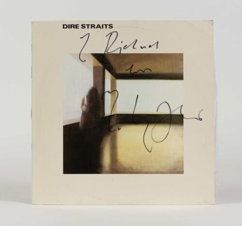 DIRE STRAITS: Self Titled, Vertigo Records, 1978, inscribed "To Richard, Mark Knopfler", condition E