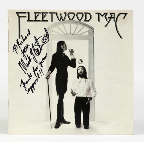 FLEETWOOD MAC: Self titled, vinyl album, Reprise Records, 1975, inscribed "To Richards from Mick Fleetwood, thanks for your support!!", condition E