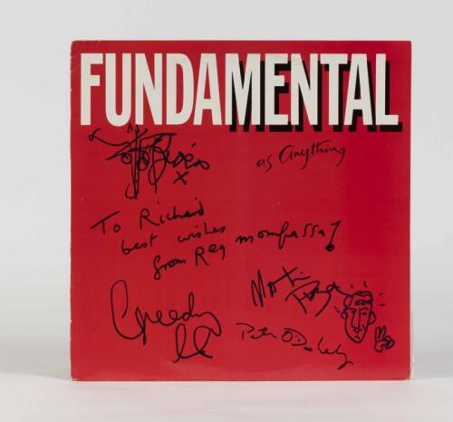 MENTAL AS ANYTHING: Fundamental, Regular Records, 1984, inscribed "To Richard", signed by band members, condition E