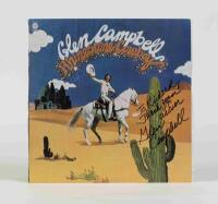 GLEN CAMPBELL: Rhinestone Cowboy, Capitol Records, 1975, inscribed "To Richard, thank you as ever, Glen Campbell", condition E