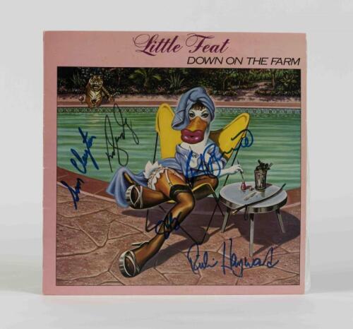 LITTLE FEAT: Down on the Farm, Warner Bros, 1979, signed by band members, condition E