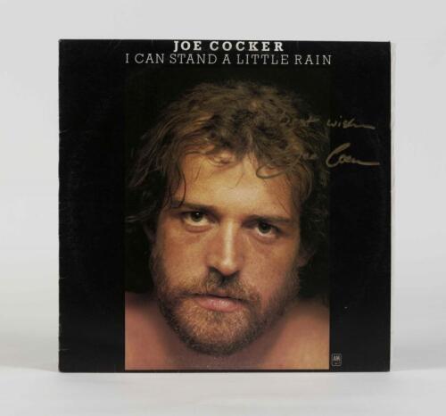 JOE COCKER: I can Stand a Little Rain, A&M Records, 1974, signed by Joe Cocker, condition E