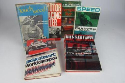 1960s: Six books relating to motor sport and their drivers