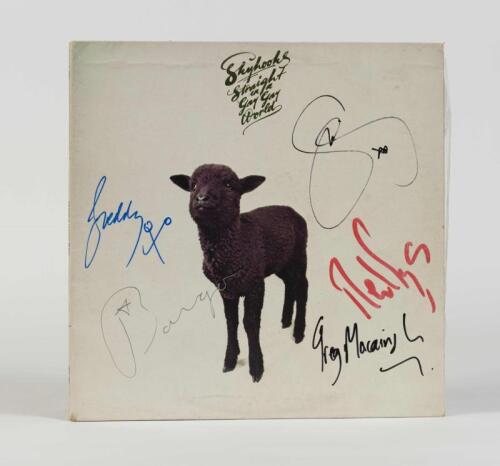SKYHOOKS: Straight in a Gay Gay World, Mushroom Records, 1976, signed by band members, condition E