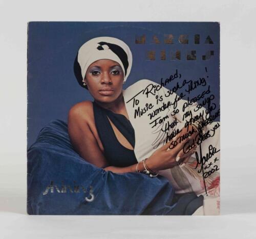 MARCIA HINES: Shining, Wizard, 1976, inscribed, "To Richard, music is such a wonderful thing! I am so pleased that my songs have given you so much pleasure, god bless you, Marcia xxx 2002", condition E
