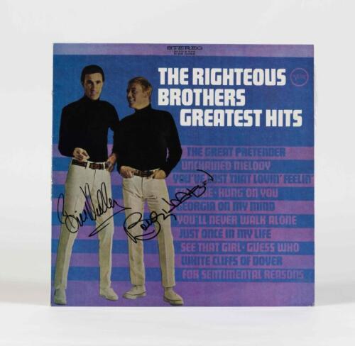 THE RIGHTEOUS BROTHERS: Greatest Hits, Verve Records, signed by the Righteous Brothers, condition E