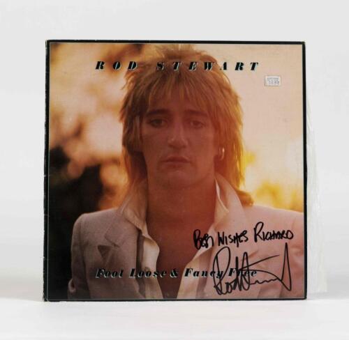 ROD STEWART: Footloose and Fancy Free, Warner Bros, 1977, inscribed "Best wishes Richard, Rod Stewart" condition E