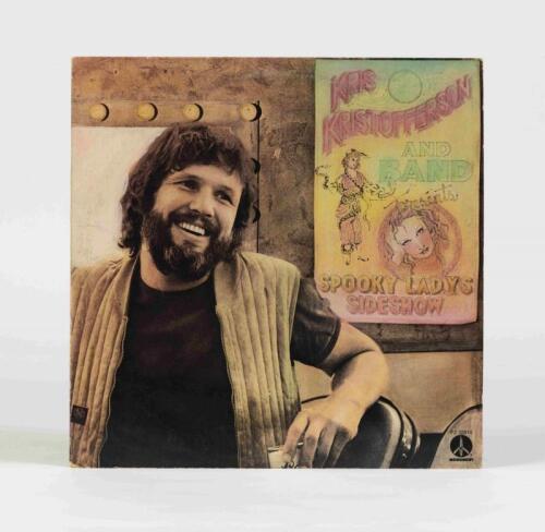 KRIS KRISTOFFERSON: Spooky Lady's Sideshow, Monument Records, 1974, unsigned, condition G