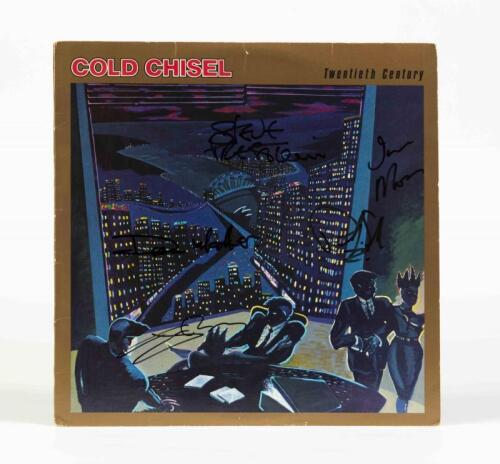 COLD CHISEL: Twentieth Century, WEA Records, 1984, signed by band members, condition E
