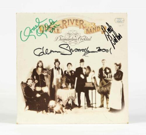 LITTLE RIVER BAND: Diamantina Cocktail, EMI Records, 1977, signed by band members, condition E