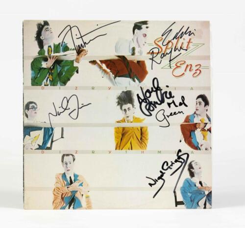 SPLIT ENZ: Dizrythmia, Mushroom Records, 1977, signed by band members, condition E