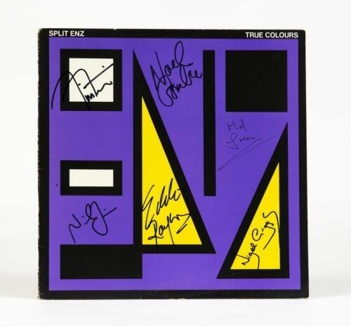 SPLIT ENZ: True Colours, Mushroom Records, 1979, signed by band members, condition E
