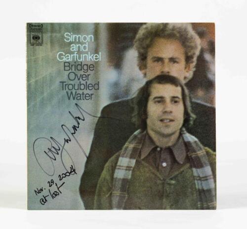 SIMON AND GARFUNKEL: Bridge Over Troubled Water, CBS Records, signed by Arthur Garfunkel, condition E