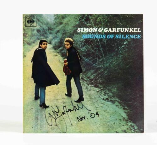 SIMON AND GARFUNKEL: Sounds of Silence, CBS Records, signed by Arthur Garfunkel, condition E
