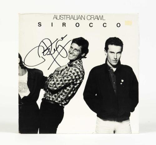 AUSTRALIAN CRAWL: Sirocco, EMI 1981, signed by James Reyne, condition E