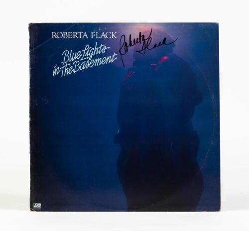 ROBERTA FLACK: Blue Light in the Basement, WEA Records, 1977, signed by Roberta Flack, condition E