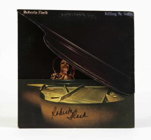 ROBERTA FLACK: Killing Me Softly, Atlantic Records, 1973, signed by Roberta Flack, condition E