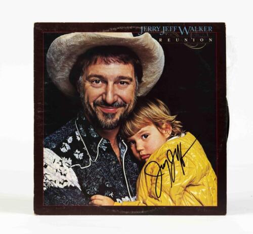 JERRY JEFF WALKER: Reunion, MCA Records, 1981, signed by Jerry Jeff Walker, condition E