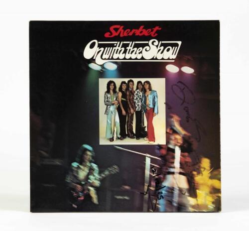 SHERBET: On with the Show, Festival Records, 1973, signed by band members, condition E