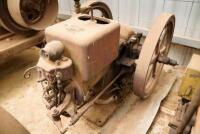 STATIONARY ENGINE: two-wheel axle, cast wheels - 2