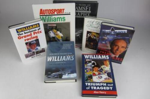 WILLIAMS: Seven books relating to the Williams F1