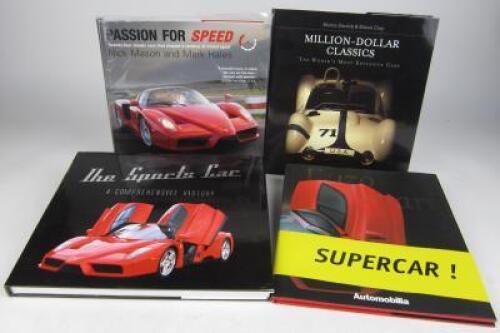 SUPERCARS: Four books including; 'Passion For Speed' by Nick Mason and Mark Hales