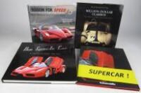 SUPERCARS: Four books including; 'Passion For Speed' by Nick Mason and Mark Hales