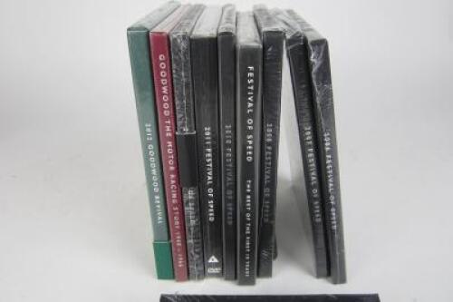 GOODWOOD: Ten DVDs about the Goodwood Revival and the Festival of Speed from 2005-2012
