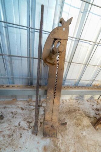 A large early cast metal Kangaroo jack