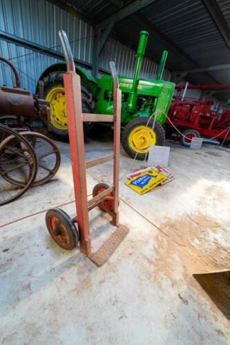 A heavy metal trolley