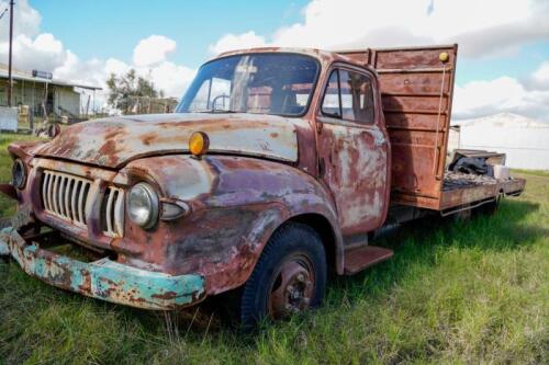 Garden Art - Circa 1960s Bedford Flatbed Truck