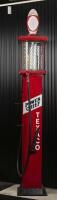 BOWSER: A circa 1920s/1930s Woodward 6-gallon gravity feed petrol bowser in Texaco Power Chief livery - 2