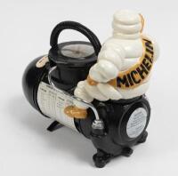 MICHELIN: A 1920s/1930s French metal Bibendum figural compressor produced by Michelin, 28cm high - 4