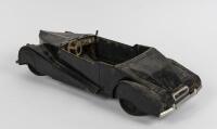 GRAEME PAIGE: A circa 1941 large aluminium scratch Graham Paige model car, 52cm long, 11cm high