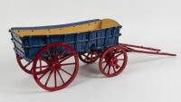 HAMPSHIRE WAGON: A scratch built wooden model of a Hampshire Wagon, 25cm high, 86cm wide, 25cm deep - 2