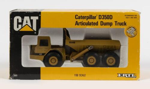 CATERPILLAR: A 1:50 scale Norscot CAT D350D articulated dump truck diecast model, NIB