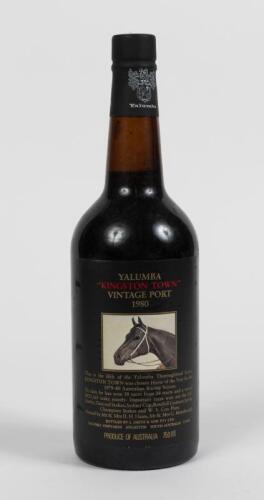 YALUMBA PORT: A bottle of Yalumba "Kingston Town" vintage port, 1980