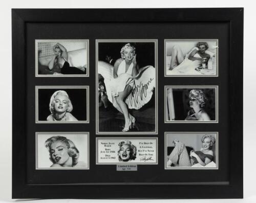 MARILYN MONROE: A framed limited edition (168/500) Marilyn Monroe photo montage