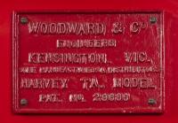 BOWSER: A circa 1920s/1930s Woodward 6-gallon gravity feed petrol bowser in Texaco Power Chief livery - 7