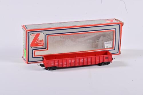 LIMA: A Lima H0 Burlington Gondola No 83116, in associated box